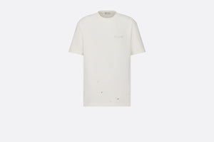 Christian Dior Couture Relaxed-Fit T-Shirt • White Cotton Jersey