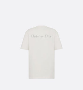 Christian Dior Couture Relaxed-Fit T-Shirt • White Cotton Jersey