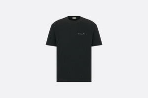 Christian Dior Couture Relaxed-Fit T-Shirt • Black Cotton Jersey