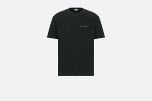 Christian Dior Couture Relaxed-Fit T-Shirt • Black Cotton Jersey