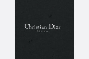 Christian Dior Couture Relaxed-Fit T-Shirt • Black Cotton Jersey