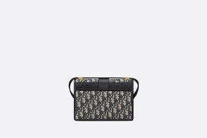 Small 30 Montaigne Bag • Blue Dior Oblique Jacquard