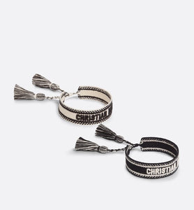J'Adior Bracelet Set • Black and Latte Cotton