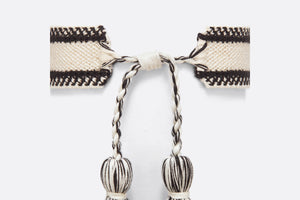 J'Adior Bracelet Set • Black and Latte Cotton
