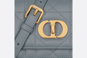 Miss Caro Mini Bag • Cloud Blue Macrocannage Lambskin