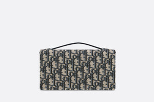 CD Signature Mini Bag • Blue Dior Oblique Jacquard