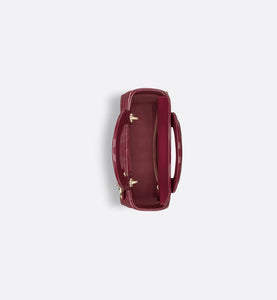 Small Lady Dior Bag • Deep Fuchsia Patent Cannage Calfskin