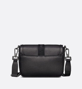 Mini Dior Hit The Road Bag • Black Grained Calfskin