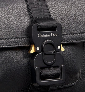 Mini Dior Hit The Road Bag • Black Grained Calfskin