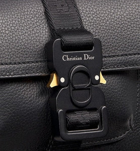 Mini Dior Hit The Road Bag • Black Grained Calfskin