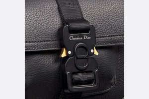 Mini Dior Hit The Road Bag • Black Grained Calfskin