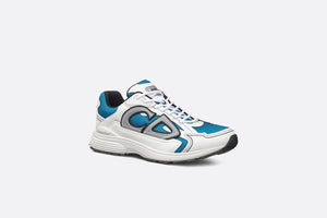 B30 Sneaker • Blue Mesh and White Technical Fabric