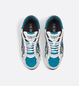 B30 Sneaker • Blue Mesh and White Technical Fabric