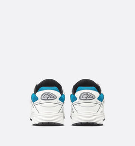 B30 Sneaker • Blue Mesh and White Technical Fabric