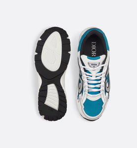 B30 Sneaker • Blue Mesh and White Technical Fabric