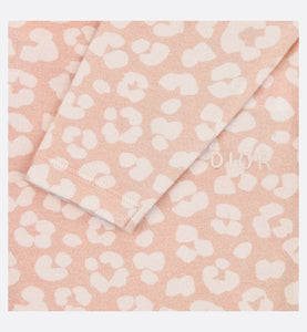 Newborn Gift Set • Pink Cotton Jersey with Pale Pink Leopard Print