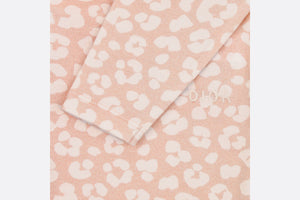 Newborn Gift Set • Pink Cotton Jersey with Pale Pink Leopard Print