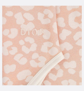 Newborn Gift Set • Pink Cotton Jersey with Pale Pink Leopard Print