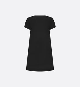 Kid's A-Line Dress • Black Water-Repellent Technical Fabric