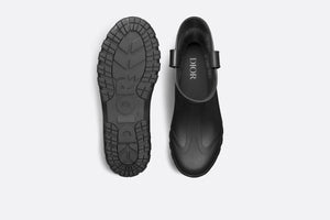 Dior Garden Rain Boot • Black Rubber with Dior Oblique Motif