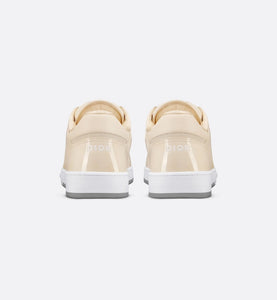 B27 Low-Top Sneaker • Cream Patent Calfskin and Dior Oblique Gravity Leather