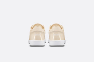 B27 Low-Top Sneaker • Cream Patent Calfskin and Dior Oblique Gravity Leather