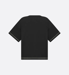 Kid's T-Shirt • Black Cotton Jersey