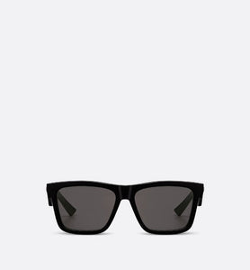 DiorB27 S1I • Black Rectangular Sunglasses