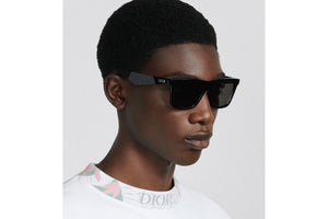 DiorB27 S1I • Black Rectangular Sunglasses