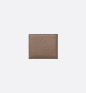 Wallet • Khaki Grained Calfskin with CD Icon Signature