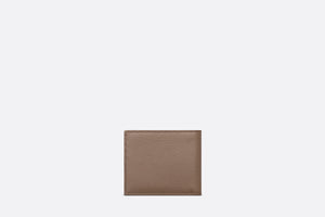 Wallet • Khaki Grained Calfskin with CD Icon Signature