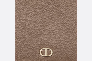 Wallet • Khaki Grained Calfskin with CD Icon Signature