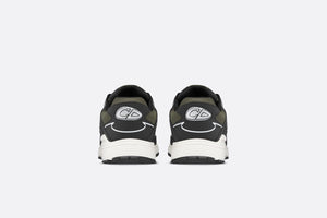 B30 Sneaker • Deep Green Mesh and Black Technical Fabric