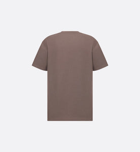 CD Icon Relaxed-Fit T-Shirt • Brown Cotton Jersey