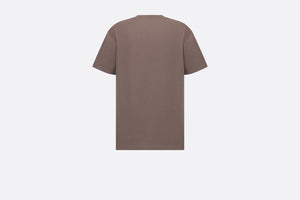 CD Icon Relaxed-Fit T-Shirt • Brown Cotton Jersey