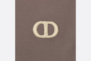 CD Icon Polo Shirt • Brown Cotton Piqué