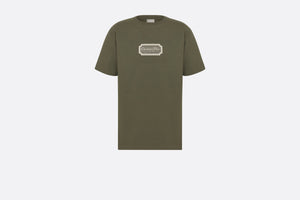 Christian Dior Couture Relaxed-Fit T-Shirt • Green Cotton Jersey