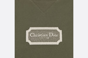Christian Dior Couture Relaxed-Fit T-Shirt • Green Cotton Jersey