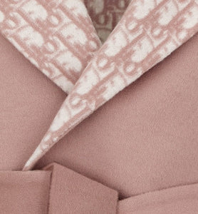 Cropped Coat with Hood and Belt • Rose Des Vents Double-Sided Wool
