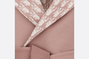 Cropped Coat with Hood and Belt • Rose Des Vents Double-Sided Wool