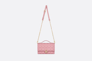 Miss Dior Top Handle Bag • Melocoton Pink Cannage Lambskin