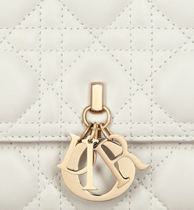 Miss Dior Top Handle Bag • Latte Cannage Lambskin