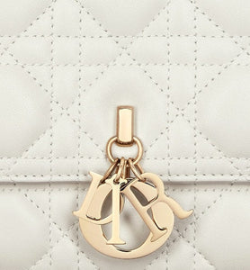 Miss Dior Top Handle Bag • Latte Cannage Lambskin