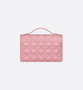 Miss Dior Top Handle Bag • Melocoton Pink Cannage Lambskin