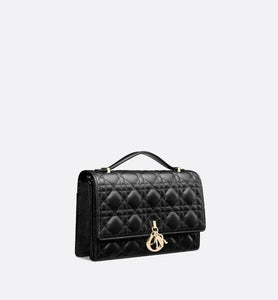 Miss Dior Top Handle Bag • Black Cannage Lambskin