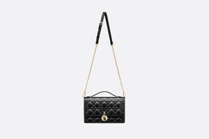 Miss Dior Top Handle Bag • Black Cannage Lambskin