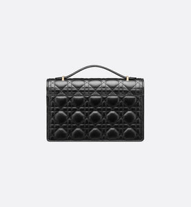Miss Dior Top Handle Bag • Black Cannage Lambskin