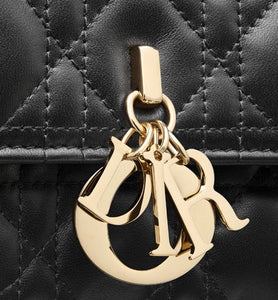 Miss Dior Top Handle Bag • Black Cannage Lambskin