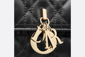 Miss Dior Top Handle Bag • Black Cannage Lambskin