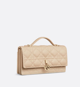 Miss Dior Mini Bag • Powder Beige Cannage Lambskin